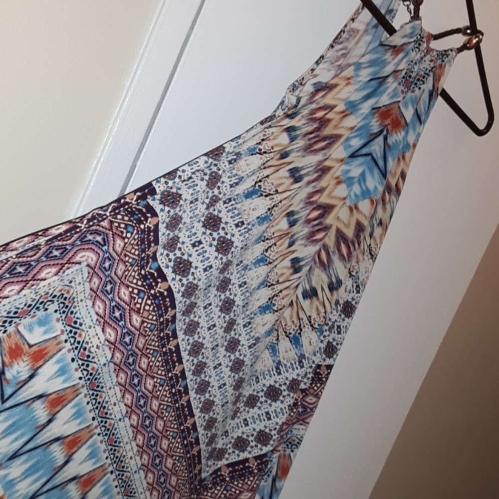 Colorful handkerchief dress size small